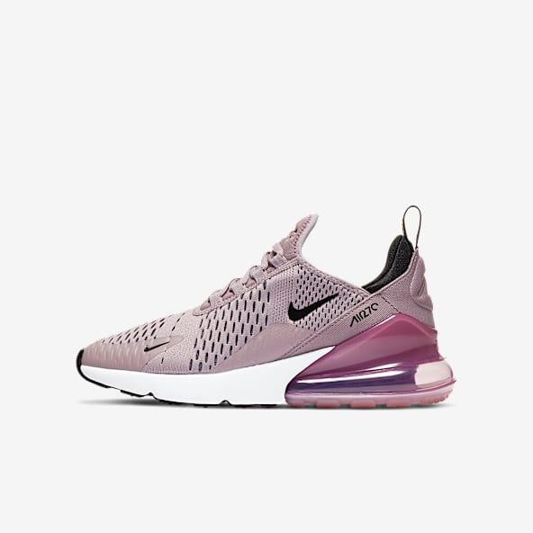 Big Kids 1Y 7Y Pink Air Max 270 Lifestyle. Nike